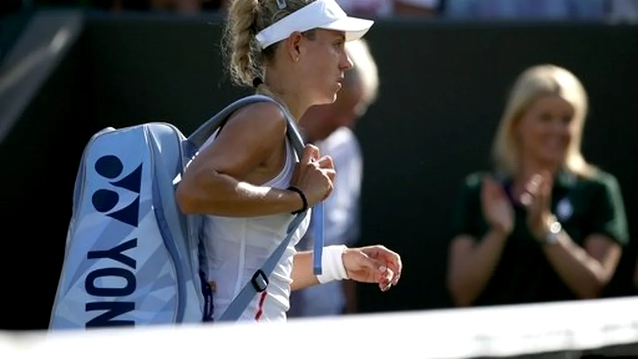 Cea mai mare surpriză de la Wimbledon 2019: Kerber, OUT! Campioana en-titre a fost învinsă de locul 95 WTA