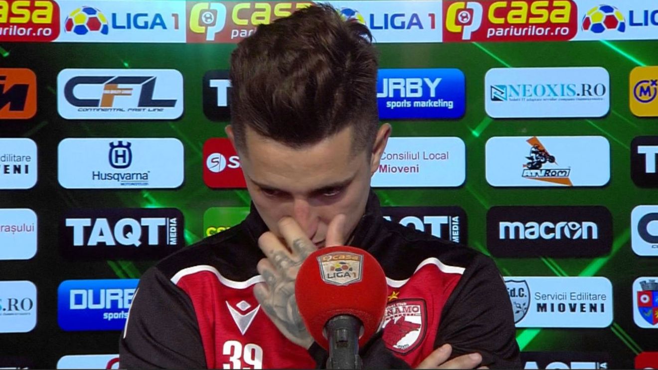Steliano Filip, cu lacrimi în ochi după eșecul cu CS Mioveni. „E foarte dureros, îmi e rușine! Parcă e un coșmar!” A anunțat că vrea să plece de la Dinamo