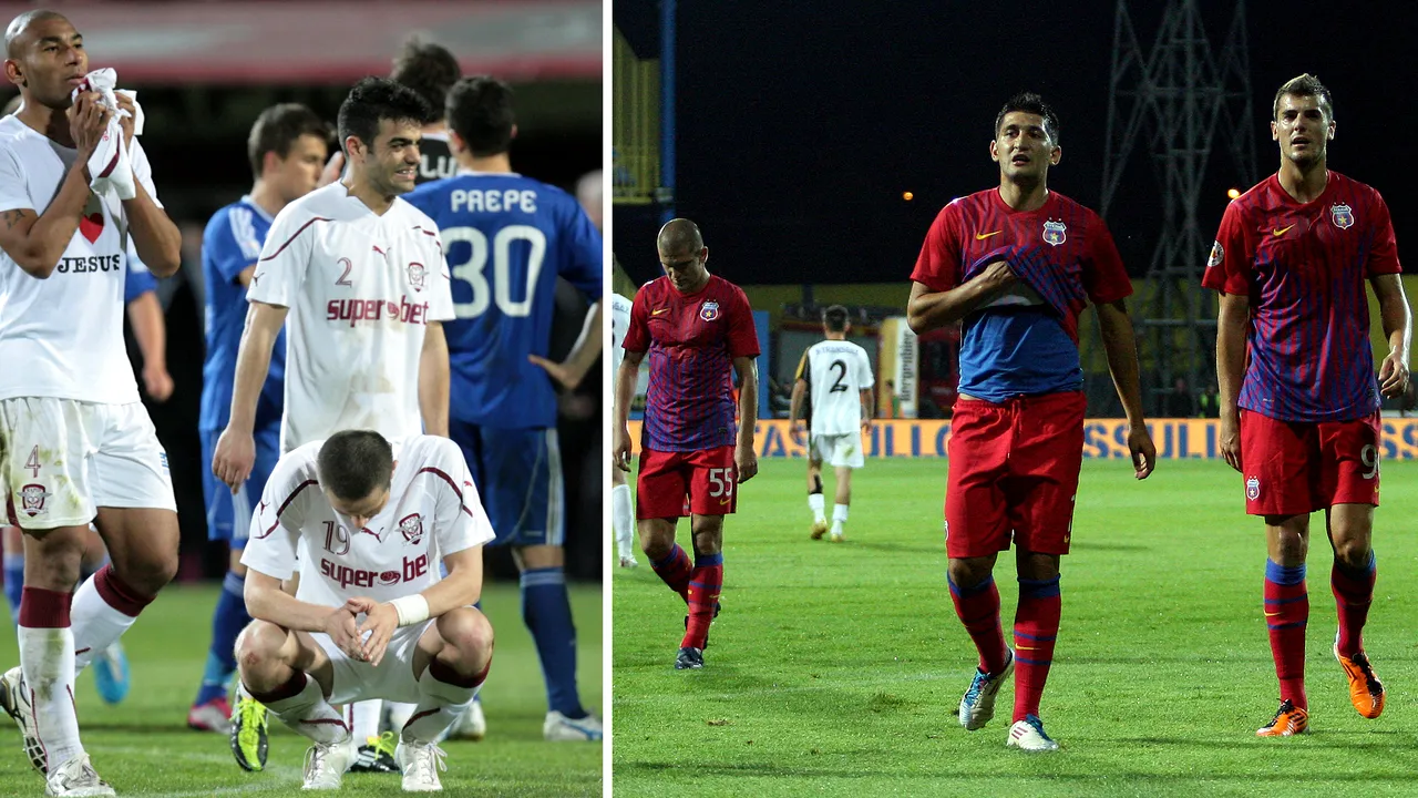 Clasamentul nici nu mai contează: Steaua și Rapid, făcute KO chiar înainte de derby!** UMILINȚA trăită de echipele care au transferat tot ce era mai bun în țară: