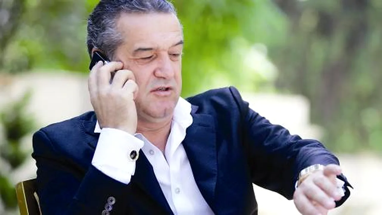 Becali nu i-a răspuns la telefon!