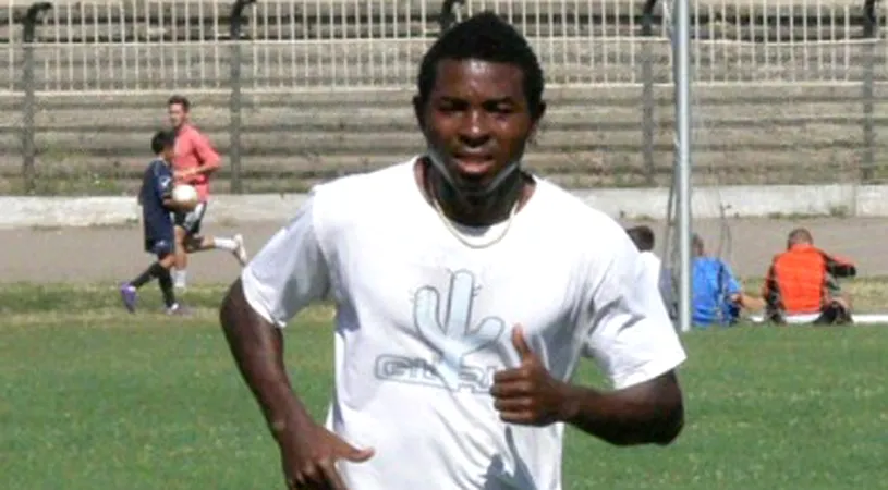 Nigerianul Emmanuel Ndigwe revine în fotbalul românesc.** Fostul jucător al Brăilei se antrenează cu o echipă din Liga 3