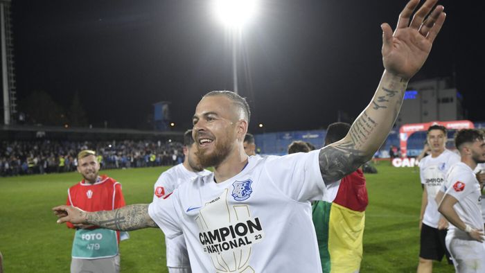 Denis Alibec nu a avut milă de FCSB după câștigarea titlului: „Eram sigur că îi întoarcem, suntem prea buni! Au dat două goluri din noroc”. Declarație de dragoste pentru Gică Hagi: „Dacă aveam 10 ca el, eram departe!”