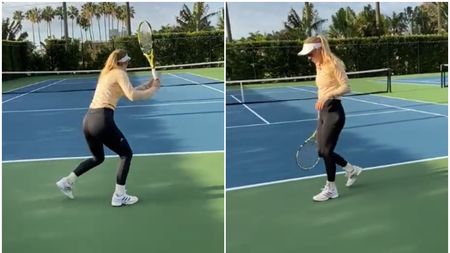 Caroline Wozniacki, imaginea zilei la Miami: „Pregătită de revenire!" Motivul pentru care daneza s-a întors pe teren la doi ani de la retragere | VIDEO