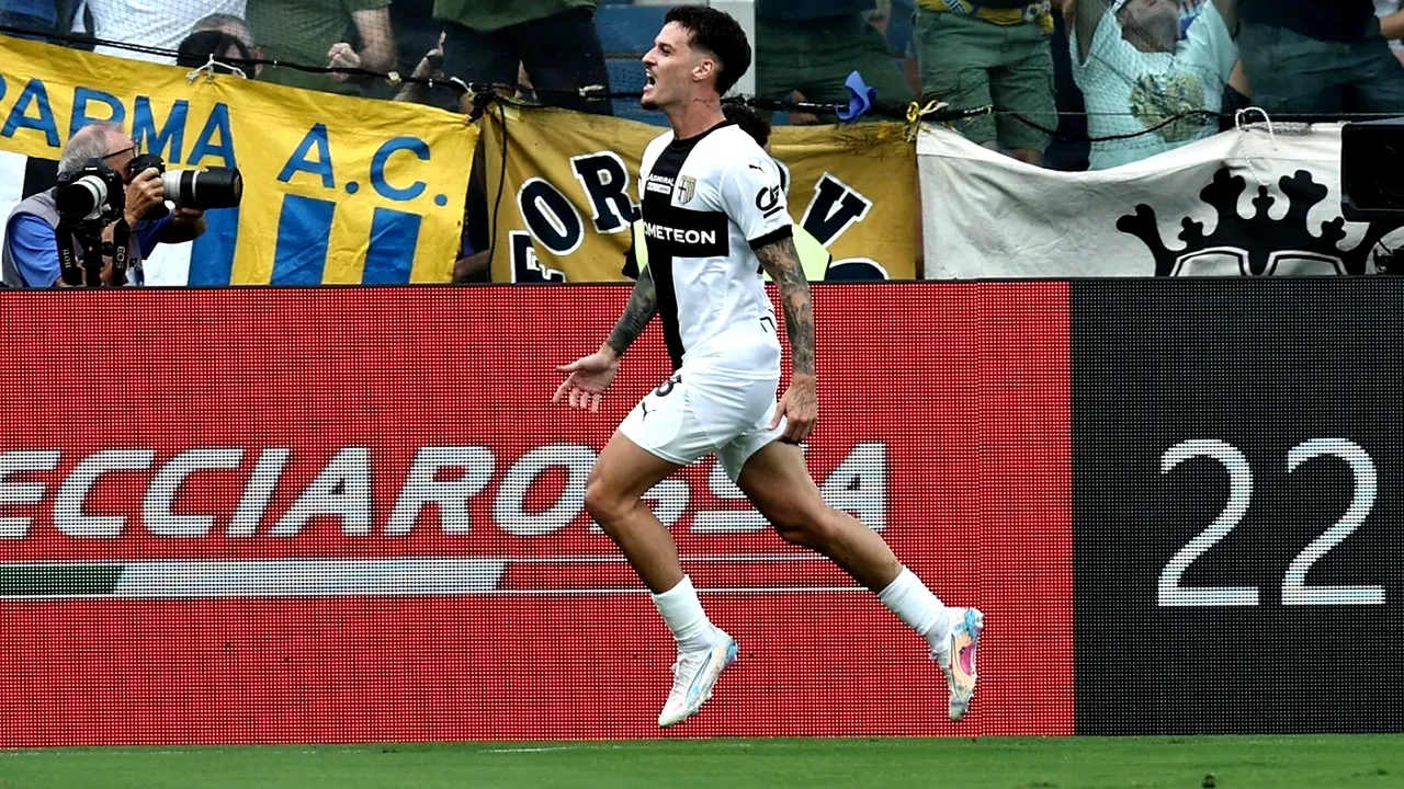 Dennis Man, notă uriaşă după golul din Parma - AC Milan 2-1. Valentin Mihăilă, printre cei mai slabi de pe teren