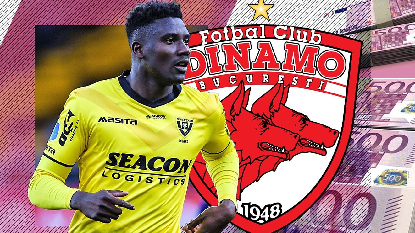 Dinamo, ofertă pentru Peniel Mlapa! Atacantul cu 8 goluri pentru naționala U21 a Germaniei e transferul care ar putea revitaliza ofensiva lui Kopic. EXCLUSIV