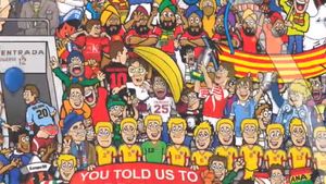 "Football Mishmash" - harta istoriei fotbalului!** VIDEO A lucrat 1.600 de ore pentru a realiza o "minune a lumii"