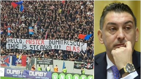 "Hello, mister Ilie Dumitrescu? This is Steaua!". Ce le-a transmis fosta glorie a roș-albaștrilor fanilor de la Peluza Sud: "Ă‚sta e răspunsul meu!"