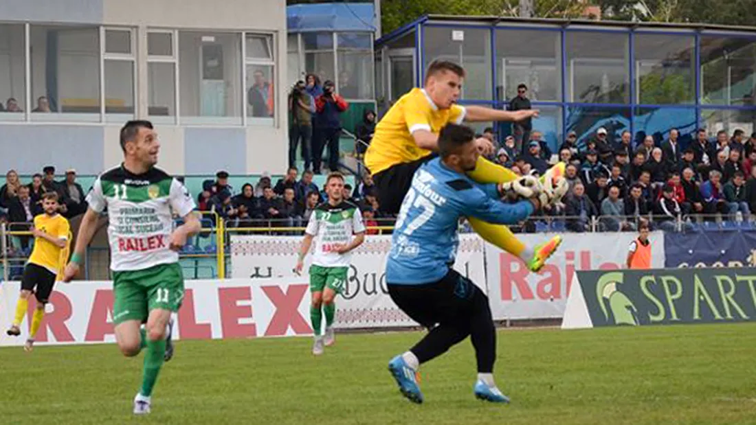FC Brașov s-a împiedicat la Suceava și se îndepărtează de locurile promovabile.** 