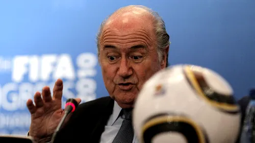 Blatter: „Vom discuta despre introducerea tehnologiei în arbitraj”