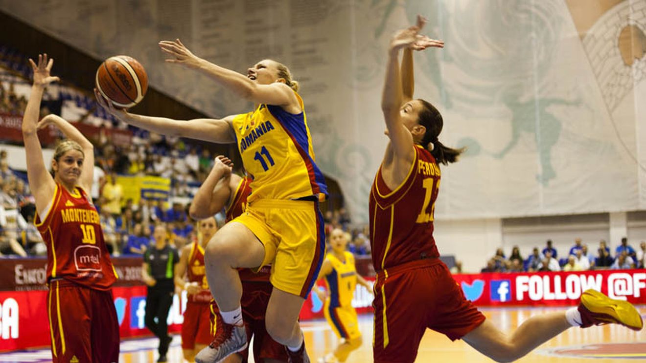 Start ratat pentru România la EuroBasket 2015. "Tricolorele", fără șanse în fața Muntenegrului la Timișoara