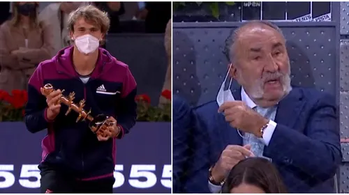 Alexander Zverev, reacție superbă către Ion Țiriac după câștigarea Madrid Open: „La mulți ani, mister! M-ați făcut să mă simt ca acasă”
