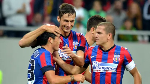 Defilarea continuă! Steaua – ACS Poli 3-0! Campioana a câștigat lejer ultimul meci înainte de întâlnirea cu Chelsea! Oaspeții au jucat în 10 din minutul 40