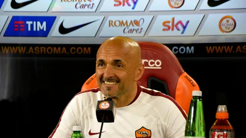 Luciano Spalletti a anunțat lotul echipei AS Roma pentru meciul cu Asta Giurgiu, din Europa League