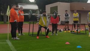 Antrenament spartan pentru jucătorii FCSB-ului! Thomas Neubert nu-i menajează în Turcia | VIDEO