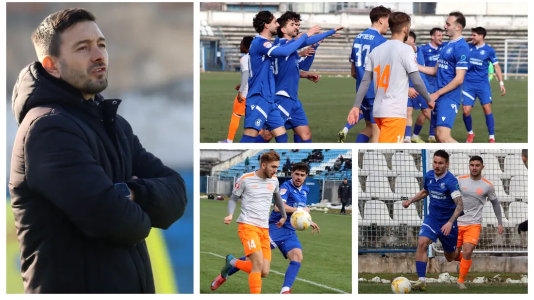 Viorel Ferfelea, debut cu remiză ca antrenor la CSM Slatina, contra prim-divizionarei Metaloglobus, la ieșirea din Cupa României: ”De aici începem să construim”