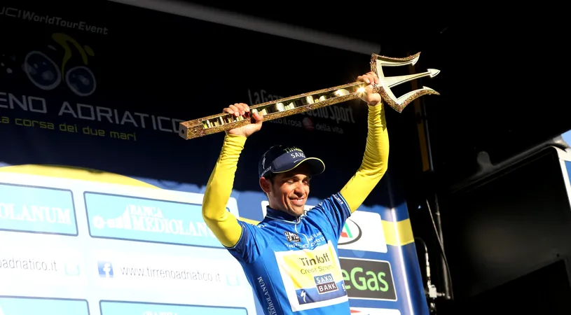 Malori, peste Martin și Cancellara. Contador, cu tridentul lui Neptun la finele Tirreno-Adriatico