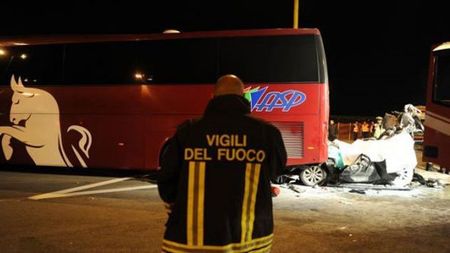 Tragedie!** Autocarul lui Torino, implicat într-un accident cu doi morți