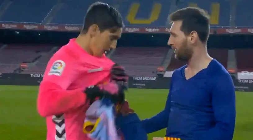 Messi, gest incredibil: portarul lui Elche a rămas blocat! Ce a făcut starul Barcelonei, după ce i-a marcat două goluri | FOTO & VIDEO