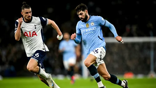 Englezii au avut nevoie doar de 45 de minute pentru a da verdictul despre Radu Drăgușin în Manchester City - Tottenham. Ce au scris britanicii despre român