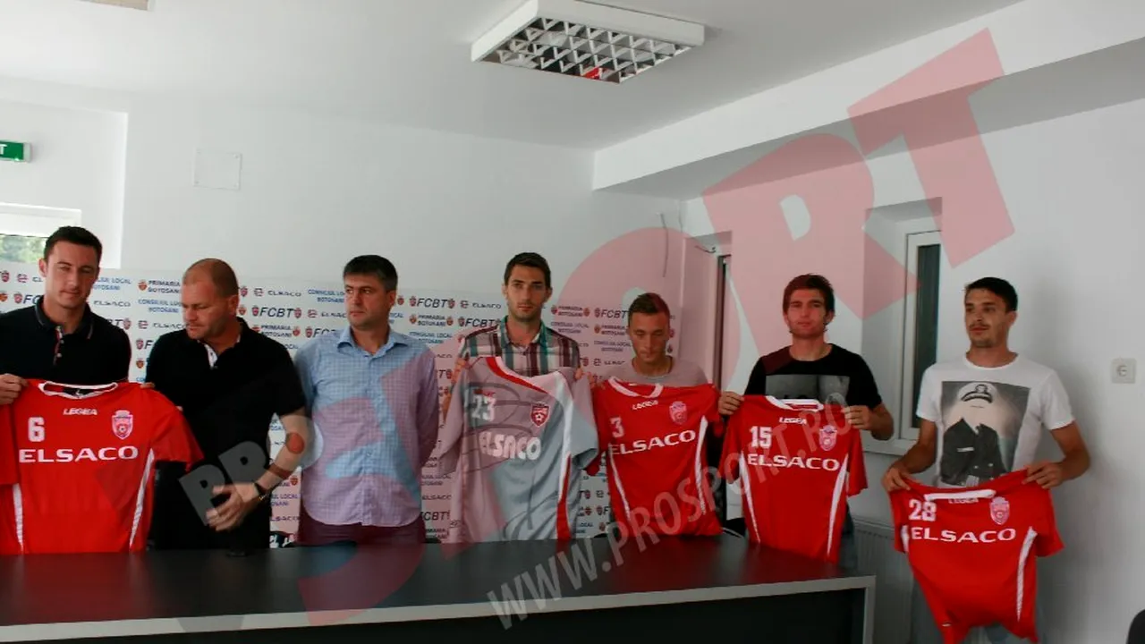 FC Botoșani și-a prezentat achizițiile pentru Liga I 