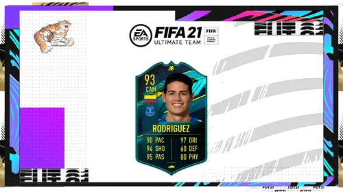 James Rodriguez a primit un card Flashback în FIFA 21! Cum îl poți obține
