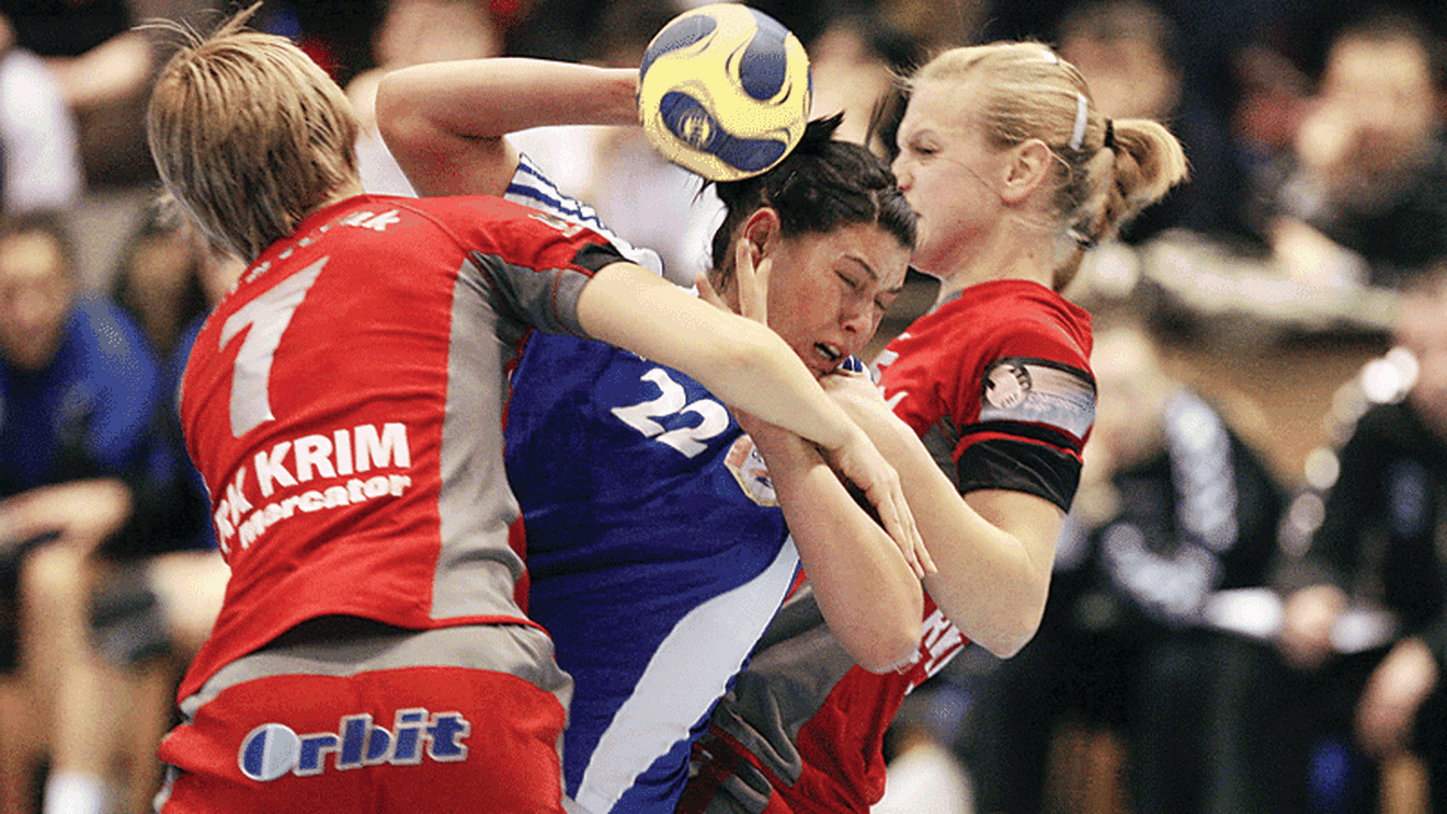 Krim Ljubljana - Oltchim 35-34