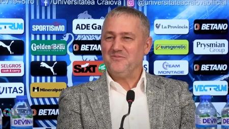 Mihai Rotaru nu renunță la luptă și anunță că Universitatea Craiova vrea trofeul: „Acesta este obiectivul!”. VIDEO