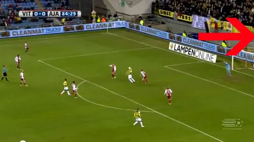 FOTO INCREDIBIL | Bannerul anti-Steaua apărut la meciul Vitesse - Ajax din Eredivisie. VIDEO - Golul magnific al lui Durdevic l-a făcut vizibil pe tot Globul