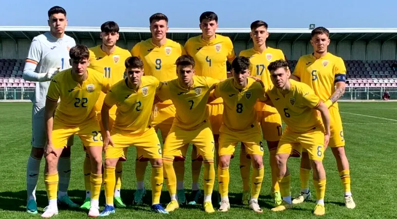 România U19, cu opt jucători din Liga 2 pe teren, a pierdut pe final meciul cu Turcia U19 și a început cu stângul Turul de Elită