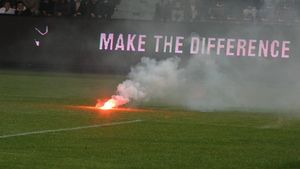 Rapid și Timișoara au fost amendate cu câte 20.000 de lei **pentru torțele aprinse de fani!