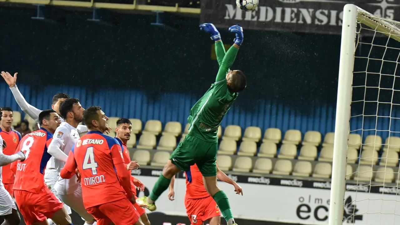 Gaz Metan - FCSB 0-1. Victorie chinuită pentru formația lui Toni Petrea | VIDEO