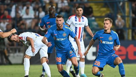 Oțelul - FCSB a bătut recordul: e partida cu cea mai mare asistență din acest sezon al Superligii! Câte persoane au fost în tribune la Galați