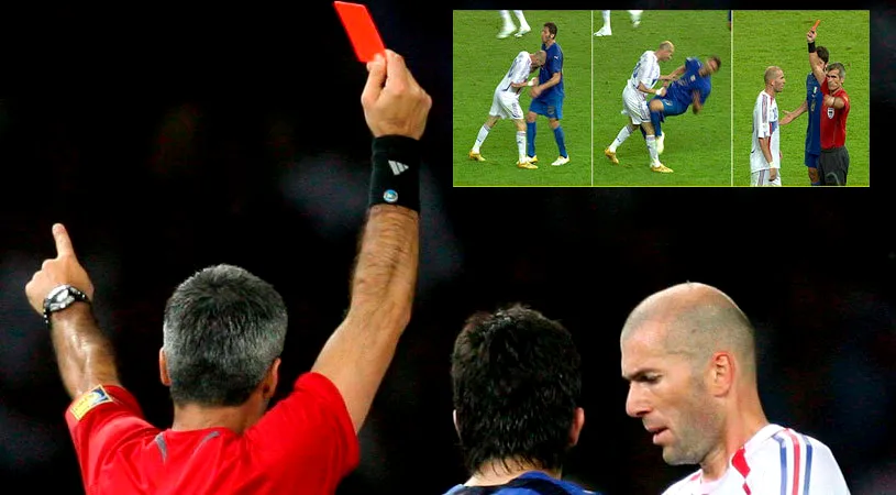 Dezvăluiri în premieră după 7 ani! Arbitrul finalei CM dintre Italia și Franța dezvăluie de ce l-a eliminat pe Zidane. Cum putea scăpa francezul