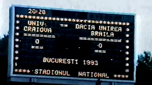 La 31 de ani de la finala Cupei României dintre Universitatea Craiova și Dacia Unirea Brăila, scor 2-0, Ioan Sdrobiș acuză: „Mircea Salomir a greșit grav. Dacă exista atunci VAR-ul, nu pierdeam niciodată acel meci!”. EXCLUSIV