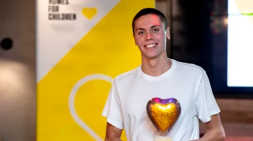 David Popovici a strâns 173.000 de euro pentru copiii fără familie