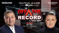 OFF The Record. Invitat: Alin Tișe, lider PNL, președintele CJ Cluj