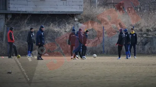 FOTO exclusiv** Steliștii s-au pregătit pe terenul secund al Farului! Jandarmii, prezenți la stadion pe toată durata antrenamentului