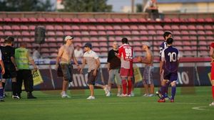 Fanii câinilor au băgat spaima în jucători!**