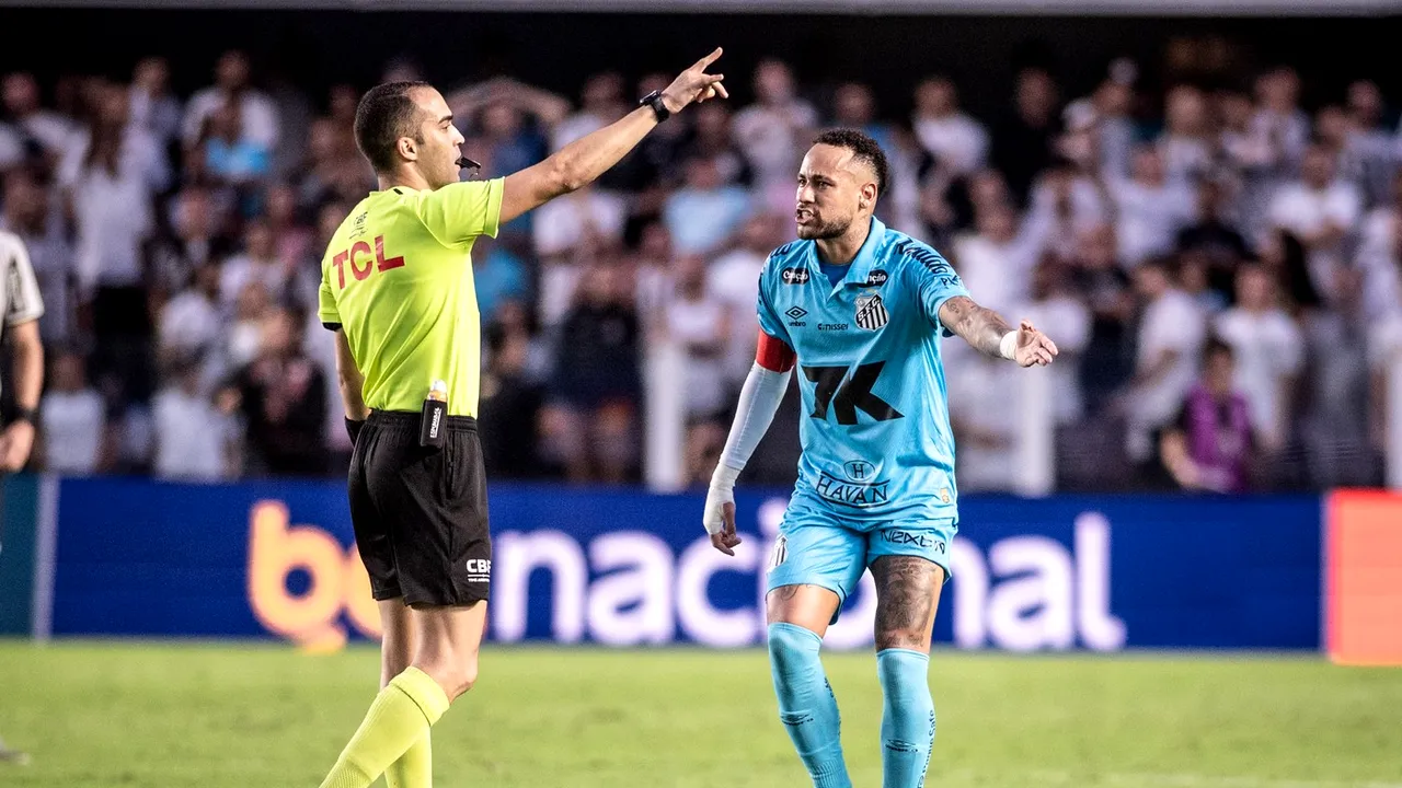 Încă o nenorocire pentru Neymar. A încercat să marcheze ca Maradona și a văzut cartonaș roșu