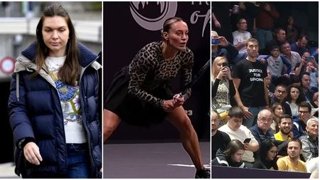 Un susținător al Simonei Halep a atras toată atenția la finala Ana Bogdan - Karolina Pliskova! Ce mesaj a avut pe tricou, adresat judecătorilor de la TAS. FOTO