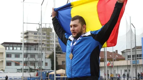 Andrei Gag - titlu național la greutate (20,52 metri) și barem îndeplinit pentru Campionatele Mondiale de atletism