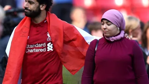 FOTO | Soția lui Mohamed Salah, apariție neașteptată la finalul meciului!