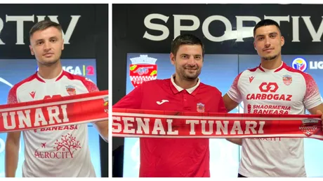 Florin Stîngă a luat la CS Tunari doi jucători pe care i-a pregătit sezonul trecut. Anunțul nou-promovatei în Liga 2