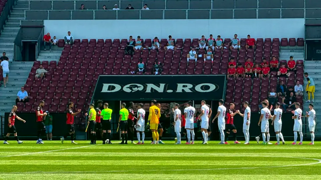 CS Gloria Bistrița a învins CFR Cluj chiar în Gruia, în ultimul amical al echipei din prima ligă înainte de startul sezonului. Echipa din Liga 2 și-a prezentat deja lotul și are un nume surpriză