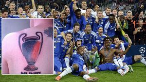 Un fan Chelsea a ajuns ținta glumelor pe net! FOTO Cu ce tatuaj a celebrat câștigarea Ligii Campionilor din 2012