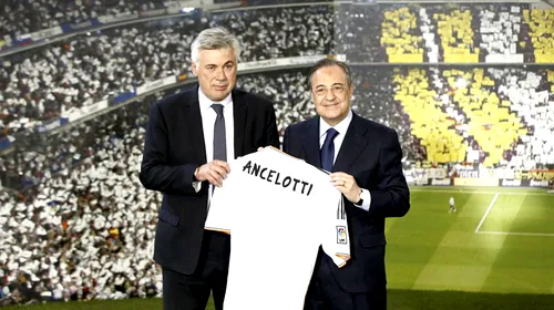 Perez a dat 7 milioane â‚¬ și a acceptat un embargo pentru a-l aduce pe Ancelotti! Ce nu are voie să facă șeful lui Real