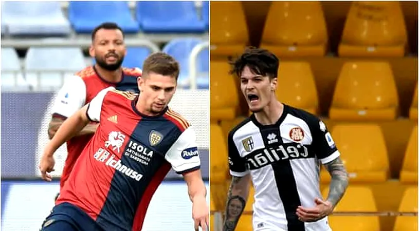 Presa din Italia, fascinată de Răzvan Marin și Dennis Man după reușitele din Cagliari - Parma: „A marcat un gol fantastic!”