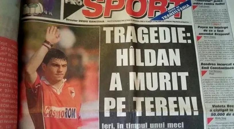 Cătălin Hîldan, moment emoționant! Fix 24 de ani de la momentul în care fostul fotbalist a murit atunci când avea 24 de ani: mărturie cutremurătoare a lui Adi Mihalcea despre fostul coleg apărută într-o carte. SPECIAL