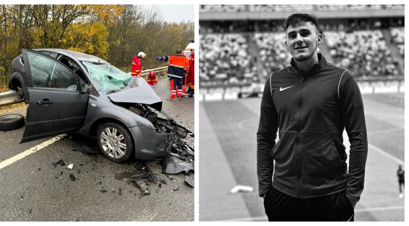 Un jucător de fotbal din Dolj şi-a pierdut viaţa într-un accident în drum spre meci! Se juca pe telefon la volan!