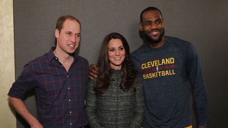 Prințul William și soția lui au asistat la meciul Cleveland Cavaliers-Brooklyn Nets